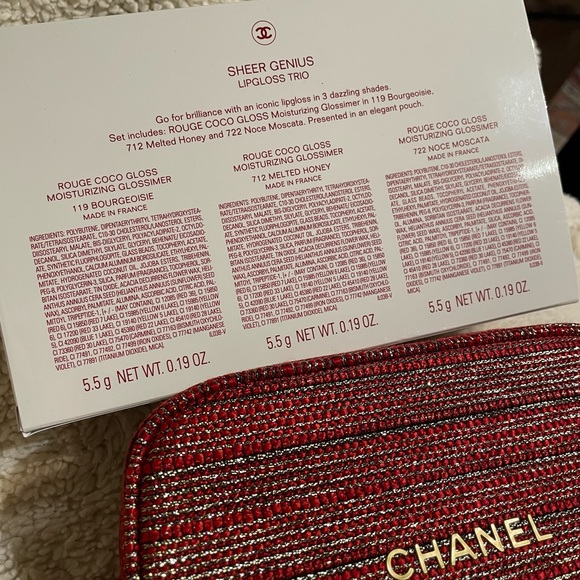 Chanel Sheer Genius Lipgloss Trio Giftset - Picture 5 of 7